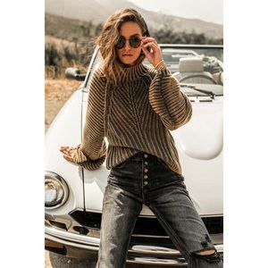 Bohme | Olympe Cable-Knit Sweater, Medium